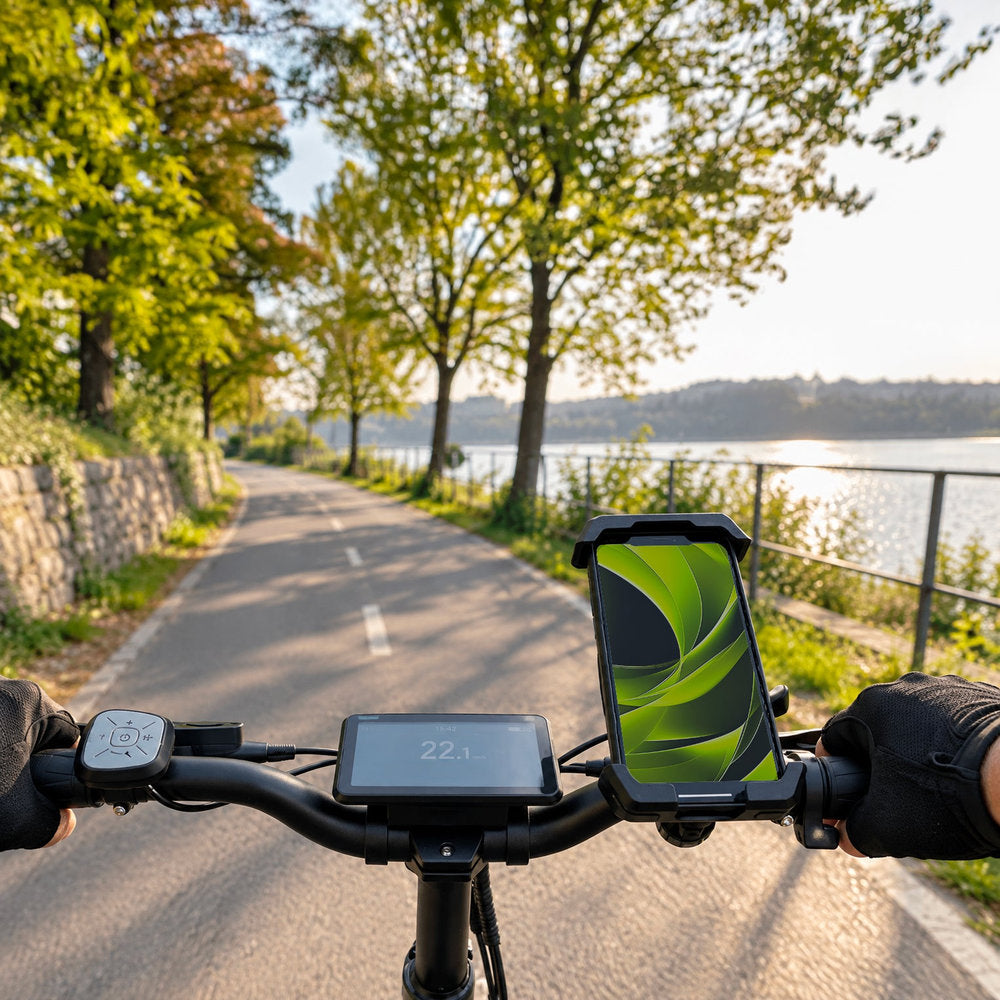 Fahrradhalterung für Handy am Lenker, Mobile Origin B1, stoßfest, Schwarz (12/13)
