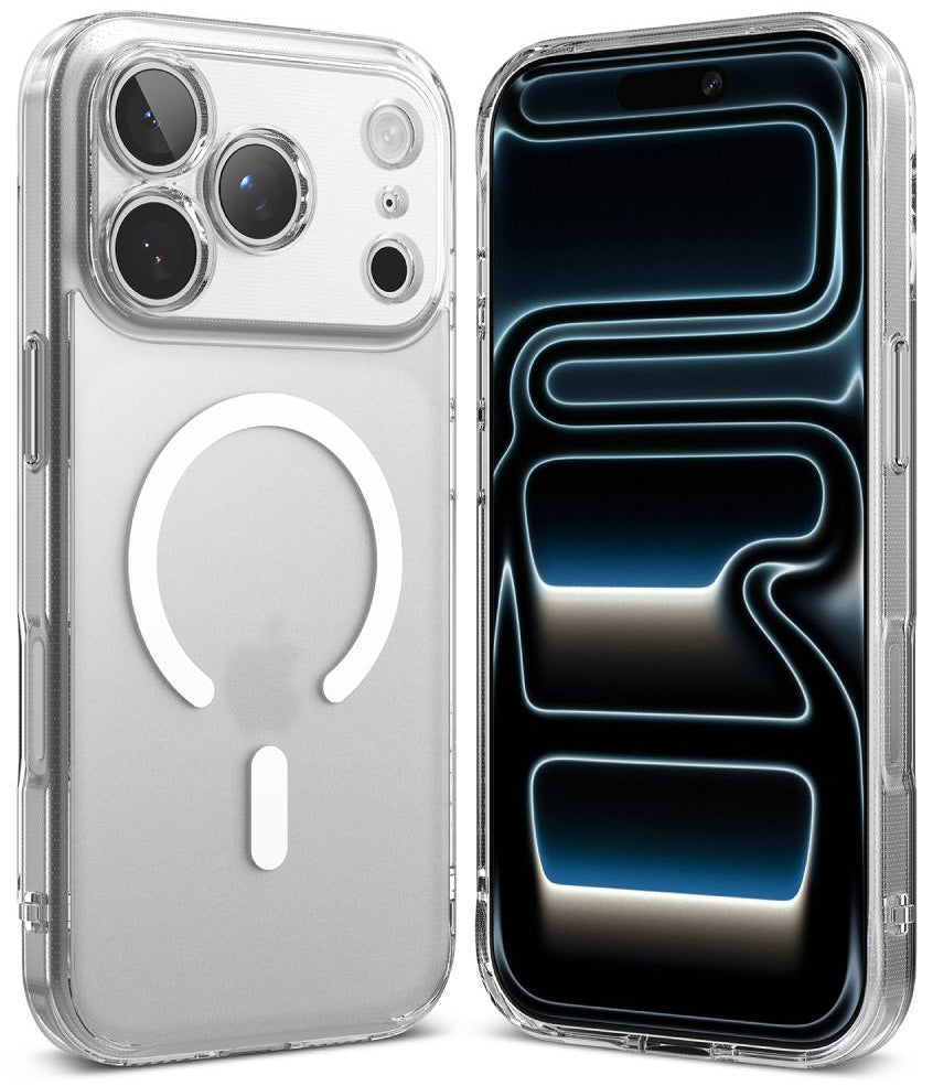 Handyhülle für iPhone 18 Pro Max / 17 Pro Max, Ringke Fusion Magnetic mit MagSafe, Transparent und Weiß (1/8)