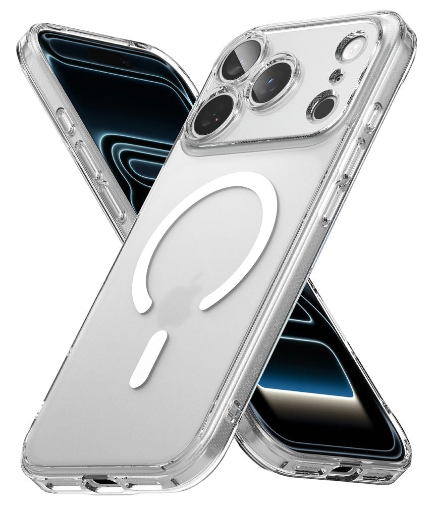 Handyhülle für iPhone 18 Pro Max / 17 Pro Max, Ringke Fusion Magnetic mit MagSafe, Transparent und Weiß (4/8)