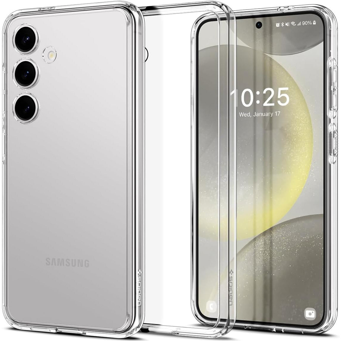 Schutzhülle für Galaxy S24, Spigen Ultra Hybrid, Transparent