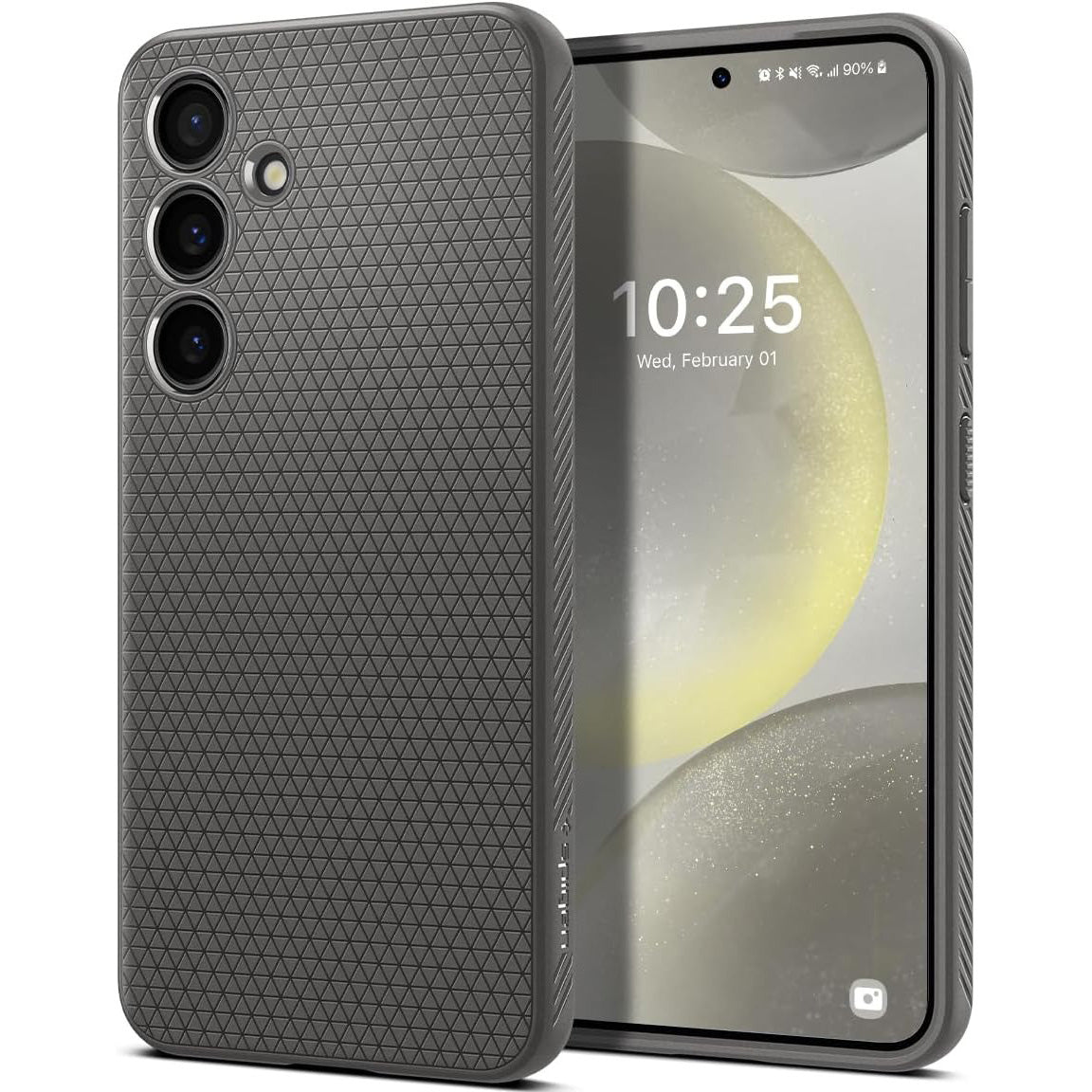 Schutzhülle für Galaxy S24, Spigen Liquid Air, Grau