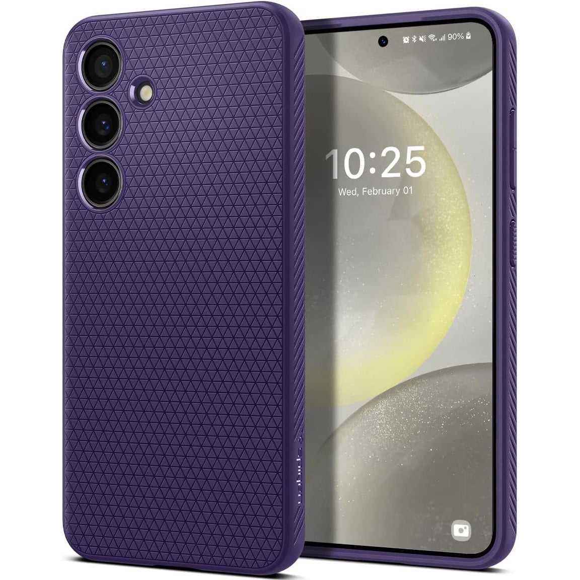Schutzhülle für Galaxy S24, Spigen Liquid Air, Violett