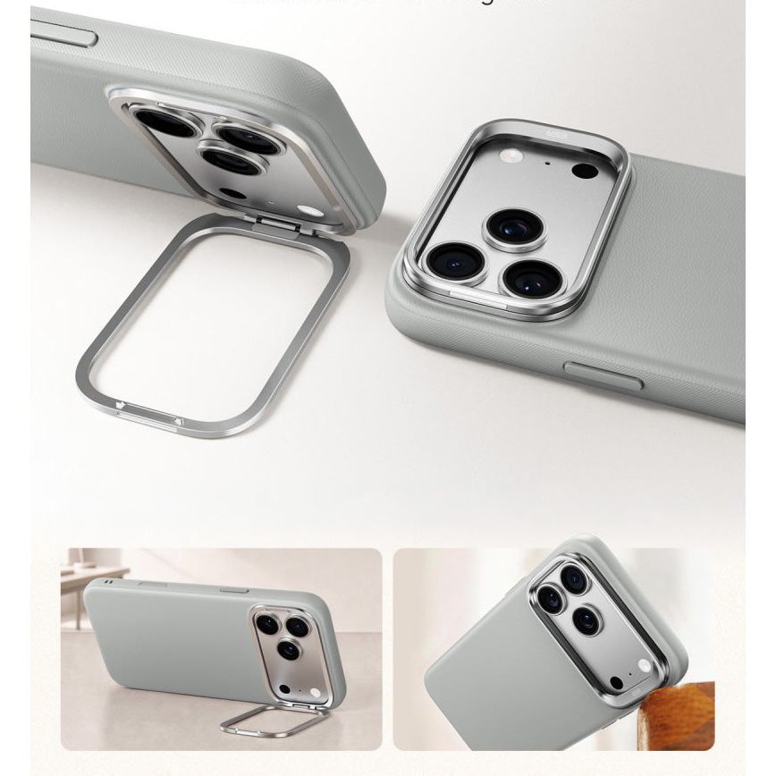 Handyhülle für iPhone 18 Pro / 17 Pro, ESR Atelier Kickstand mit MagSafe, Grau (7/9)