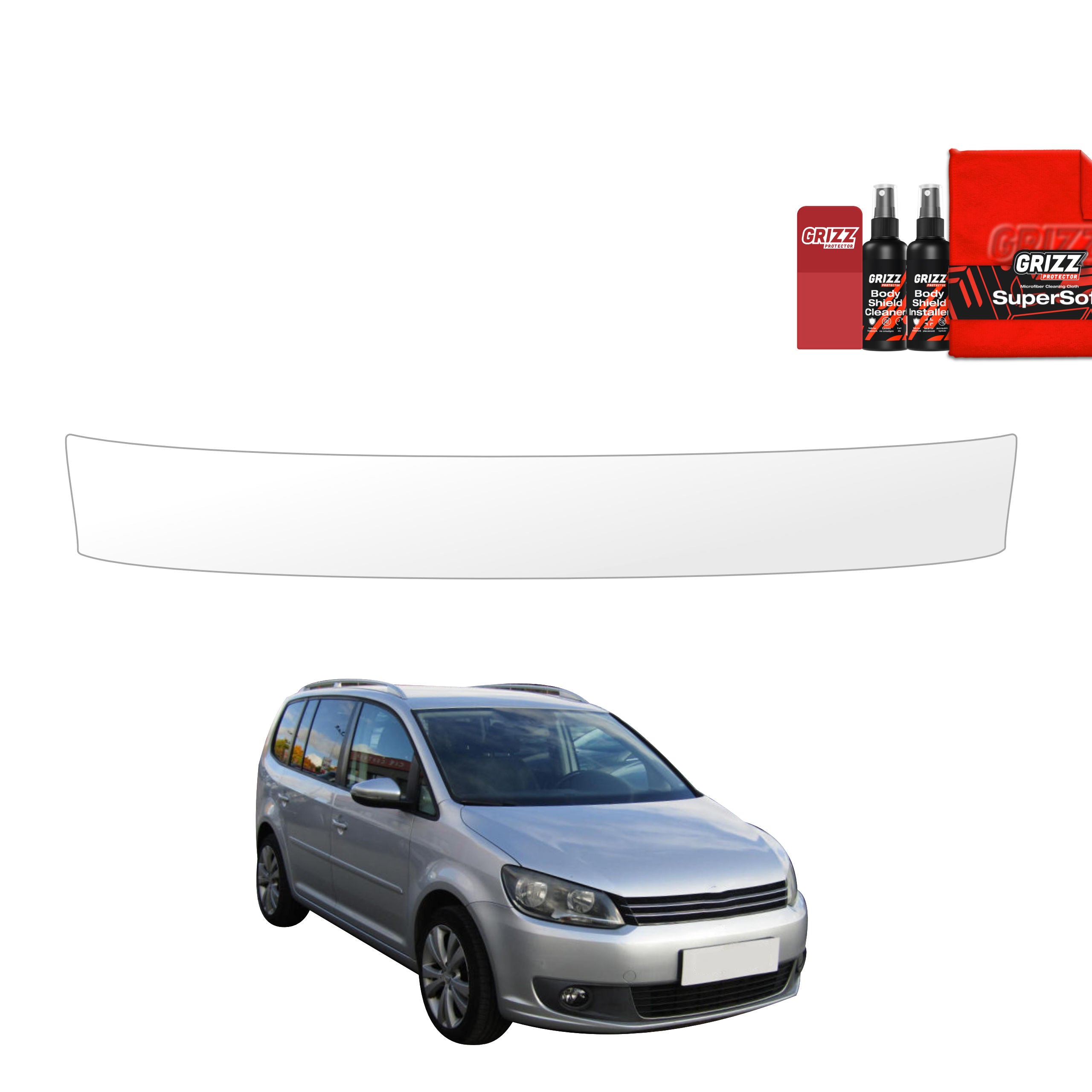 Schutzfolie Grizz Protector für Ladekante - Volkswagen Touran I MPV 5D (2010-2015)