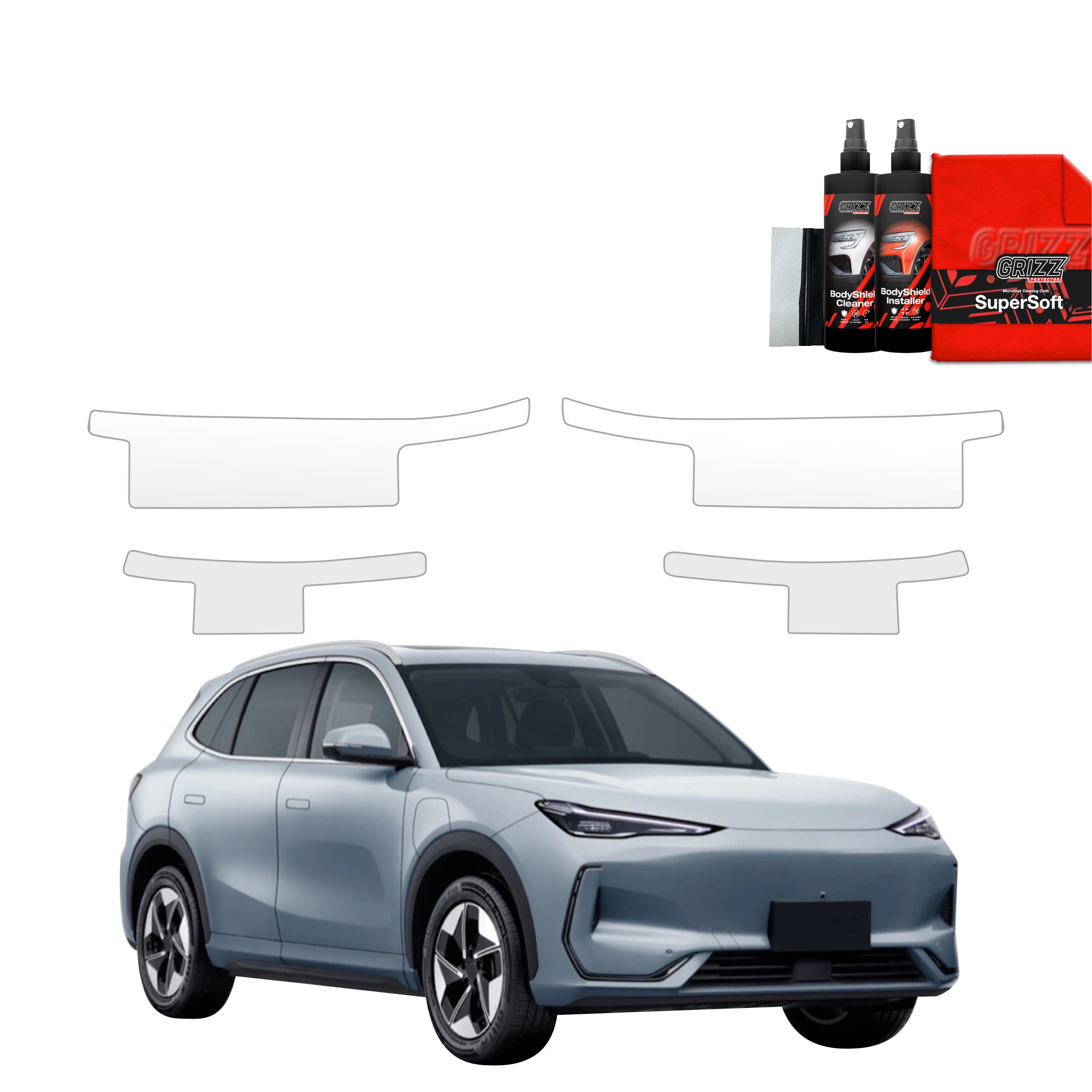 4in1 Schutzfolie Grizz Protector für Schweller - Geely EX5 (2025-2026)