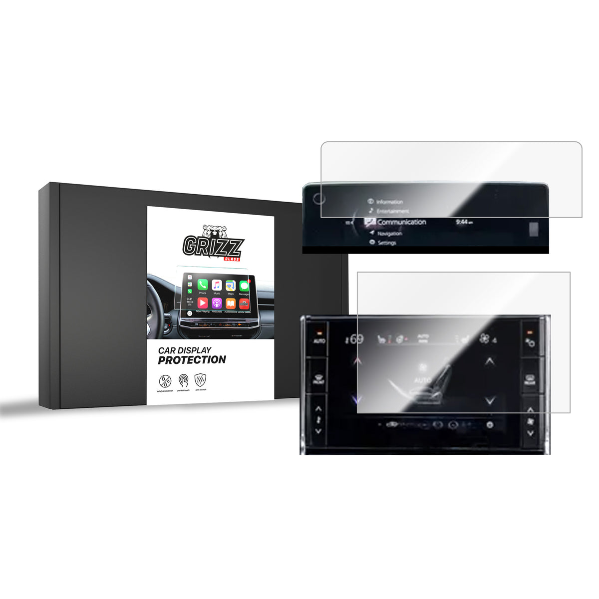 Keramische Autodisplayfolie 2in1 für Mazda MX-30 (2020-2026), Grizz Protector