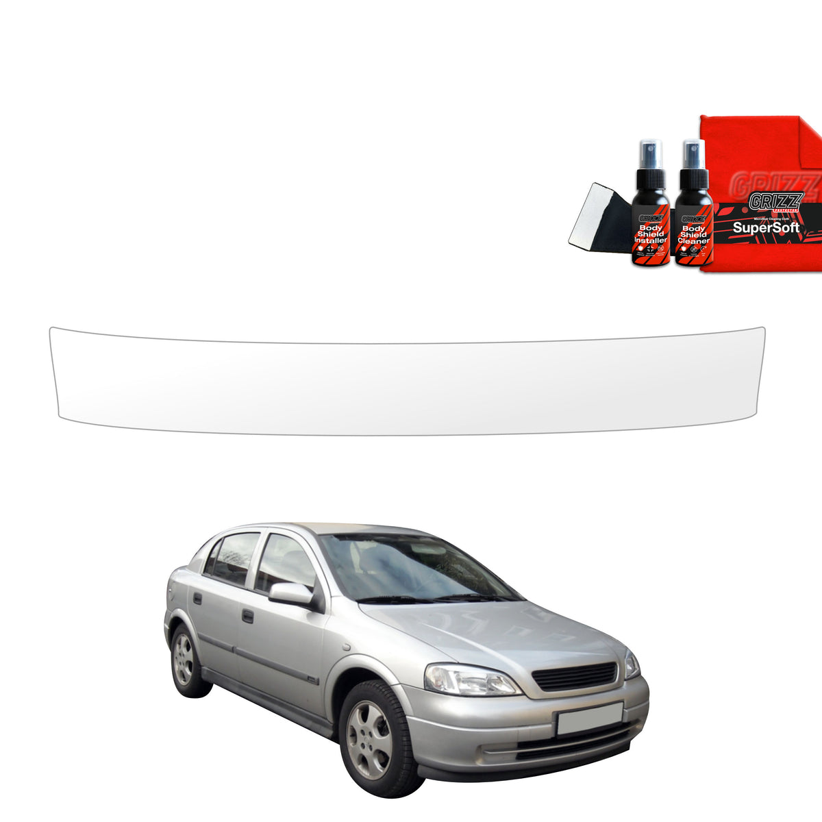 Schutzfolie Grizz Protector für Ladekante - Opel Astra G Hatchback 5D (1998-2009)
