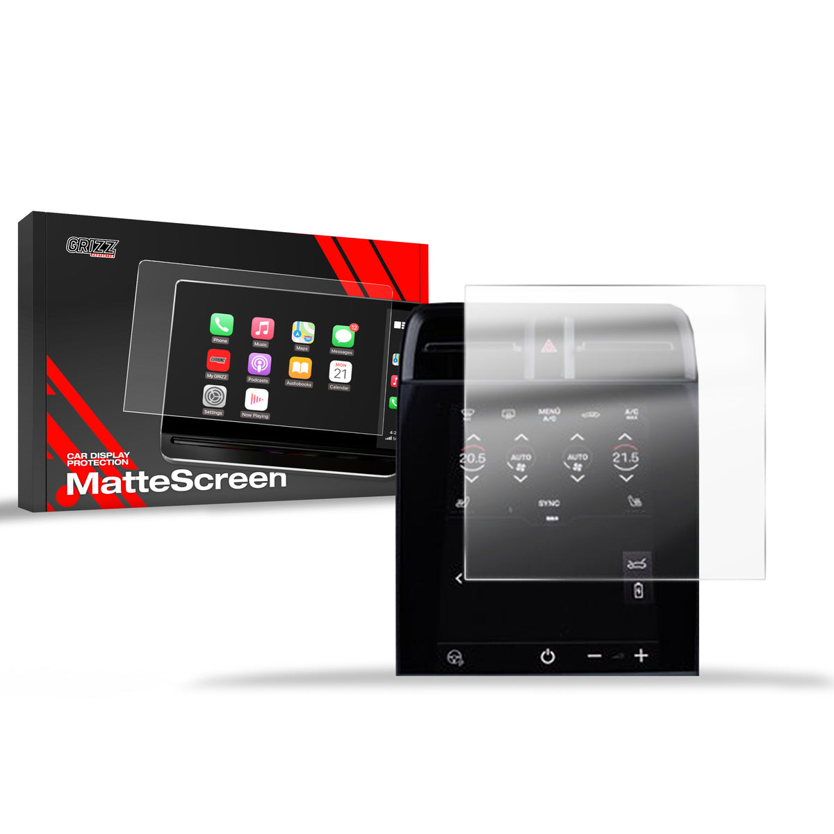 Matte Autodisplayfolie für Porsche Taycan (2019-2026), Grizz Protector