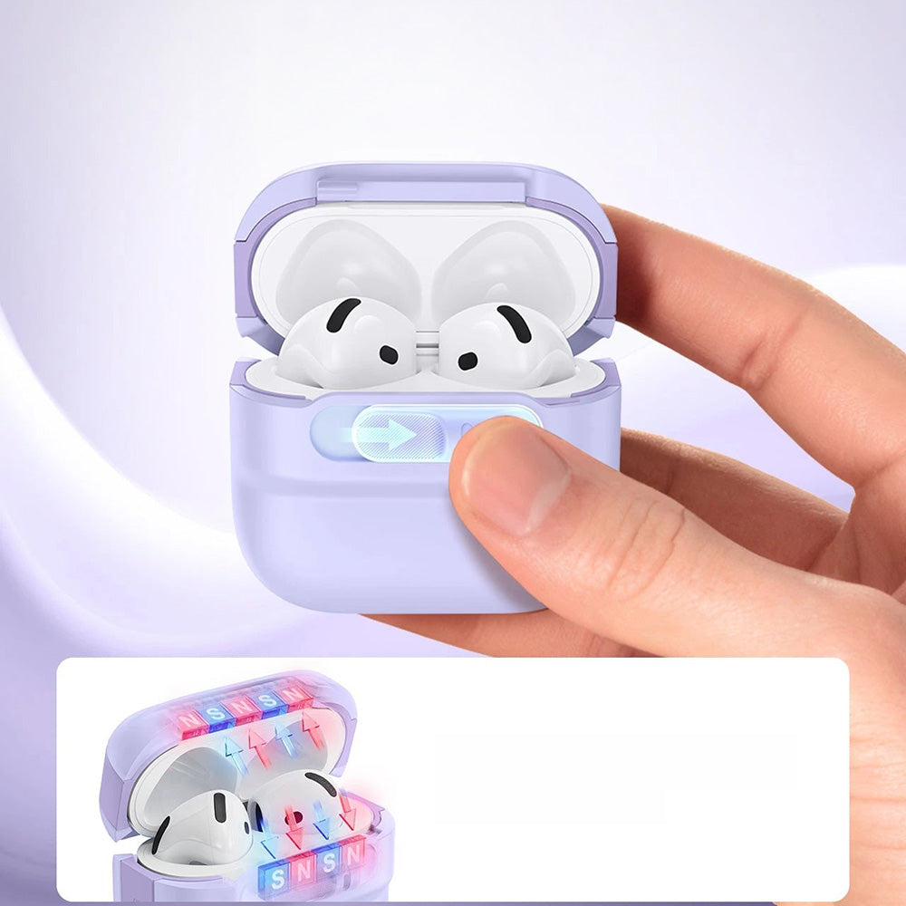 Schutzhülle für Apple AirPods 4, Apple AirPods 5, ESR FlickLock Magnetic Case mit MagSafe, Lavender (2/10)
