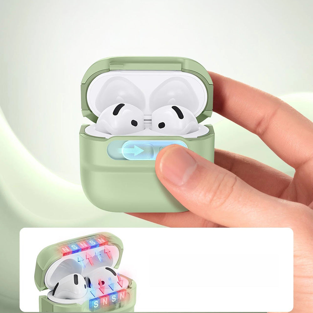 Schutzhülle für Apple AirPods 4, Apple AirPods 5, ESR FlickLock Magnetic Case mit MagSafe, Grün (2/10)