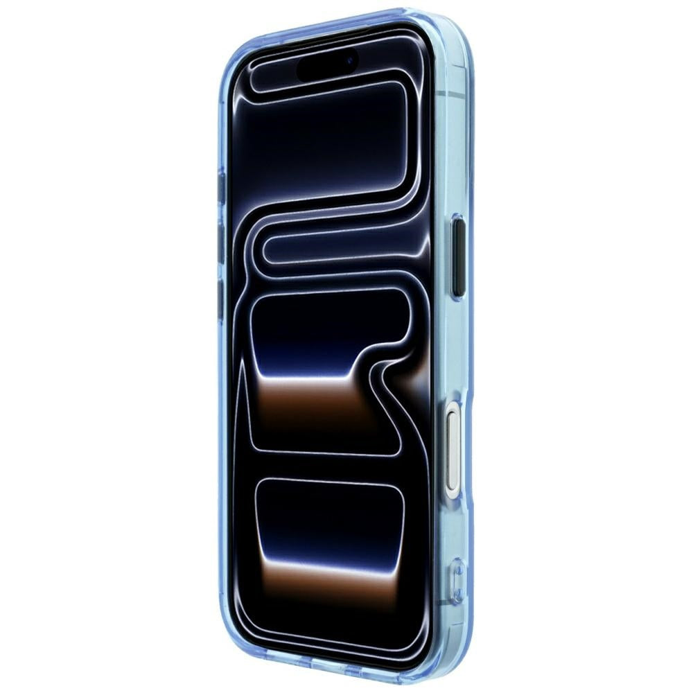 Handyhülle für iPhone 18 Pro Max / 17 Pro Max, BMW M IML Frosted Metal Logo Trims MagSafe, Blau-Transparent (6/8)