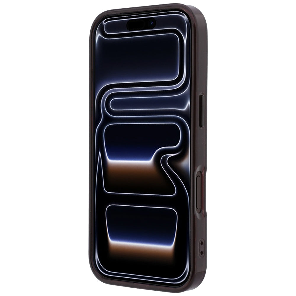 Handyhülle für iPhone 18 Pro / 17 Pro, BMW M IML Frosted Metal Logo Trims MagSafe, Dunkelrot-Transparent (6/8)