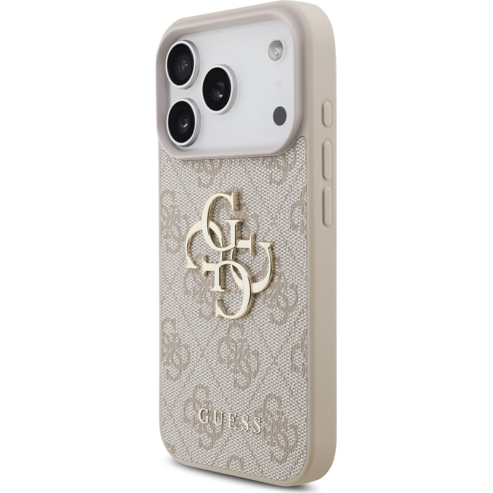 Handyhülle Guess Hardcase 4G Big Metal Logo für iPhone 18 Pro / 17 Pro, Rosa