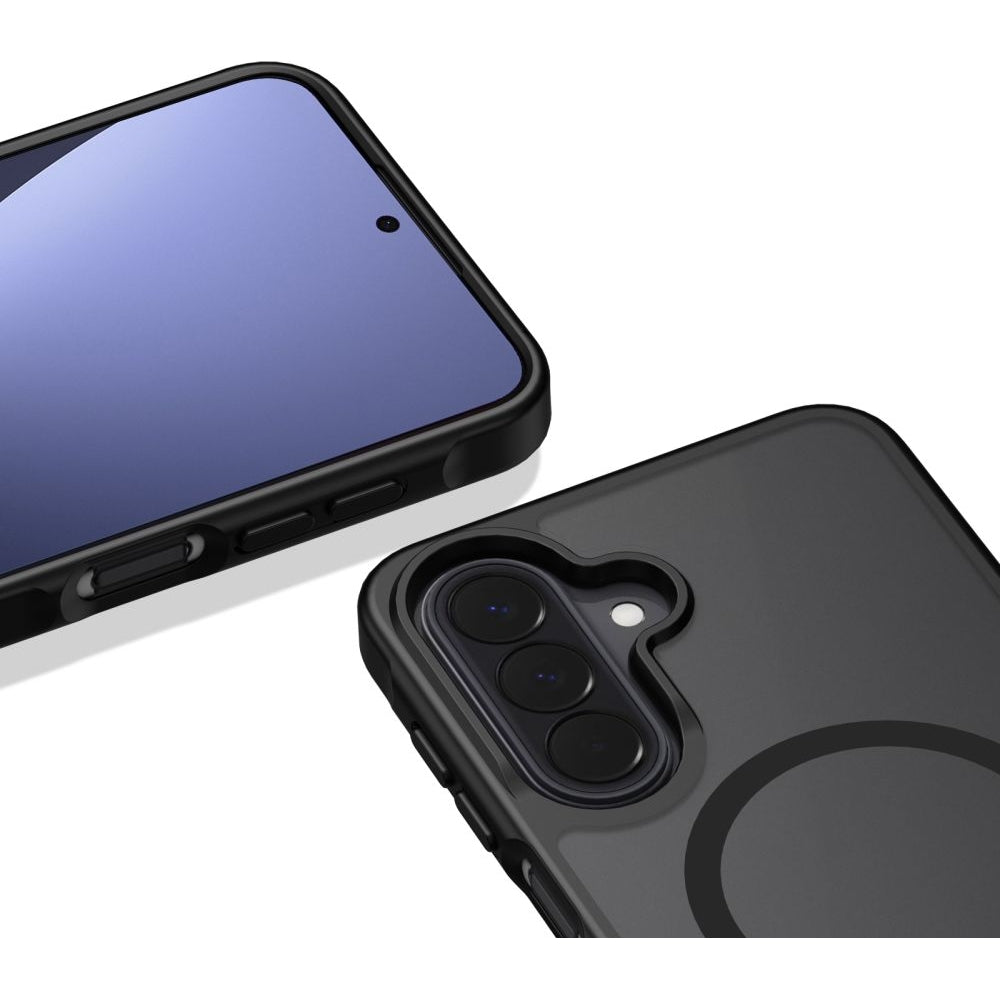 Handyhülle für Galaxy A37 5G / A36 5G / A27 5G / A56 5G, Tech-Protect MagMat MagSafe, Rauchfarben-Schwarz