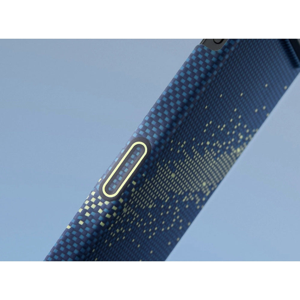 Aramid Handyhülle für iPhone 18 Pro Max / 17 Pro Max, PITAKA Edge Ultra-Slim Case PitaTap mit MagSafe, Blau und Grün mit Kevlar (5/7)