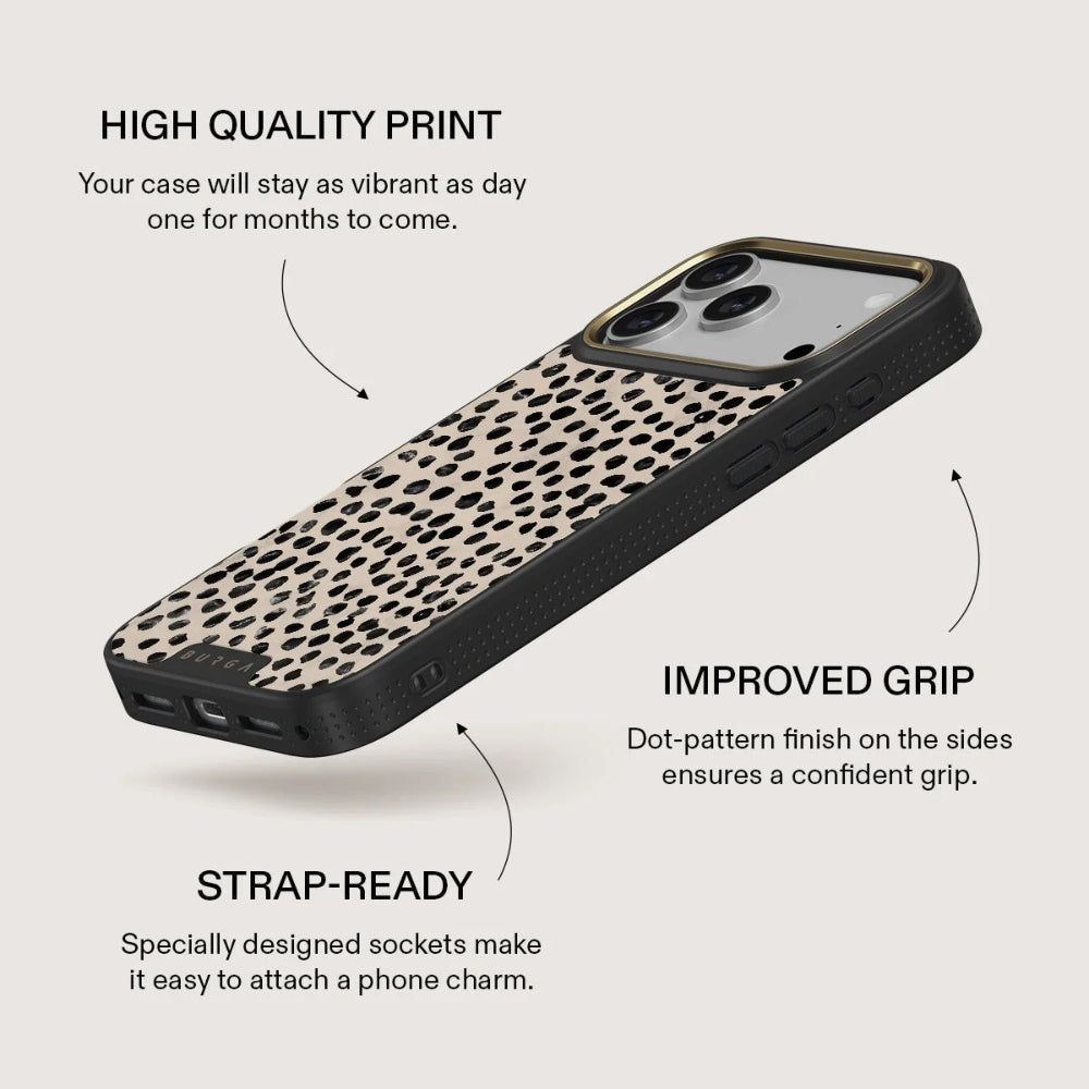 Handyhülle für iPhone 18 Pro, Burga Elite Dark MagSafe, Almond Latte Gold (6/8)