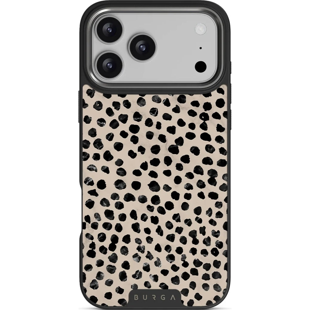 Handyhülle für iPhone 18 Pro, Burga Elite Dark MagSafe, Almond Latte Gunmetal (1/8)