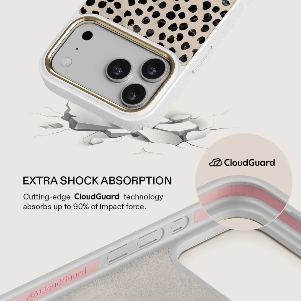 Handyhülle für iPhone 18 Pro Max, Burga Elite Light MagSafe, Almond Latte Gold (4/8)