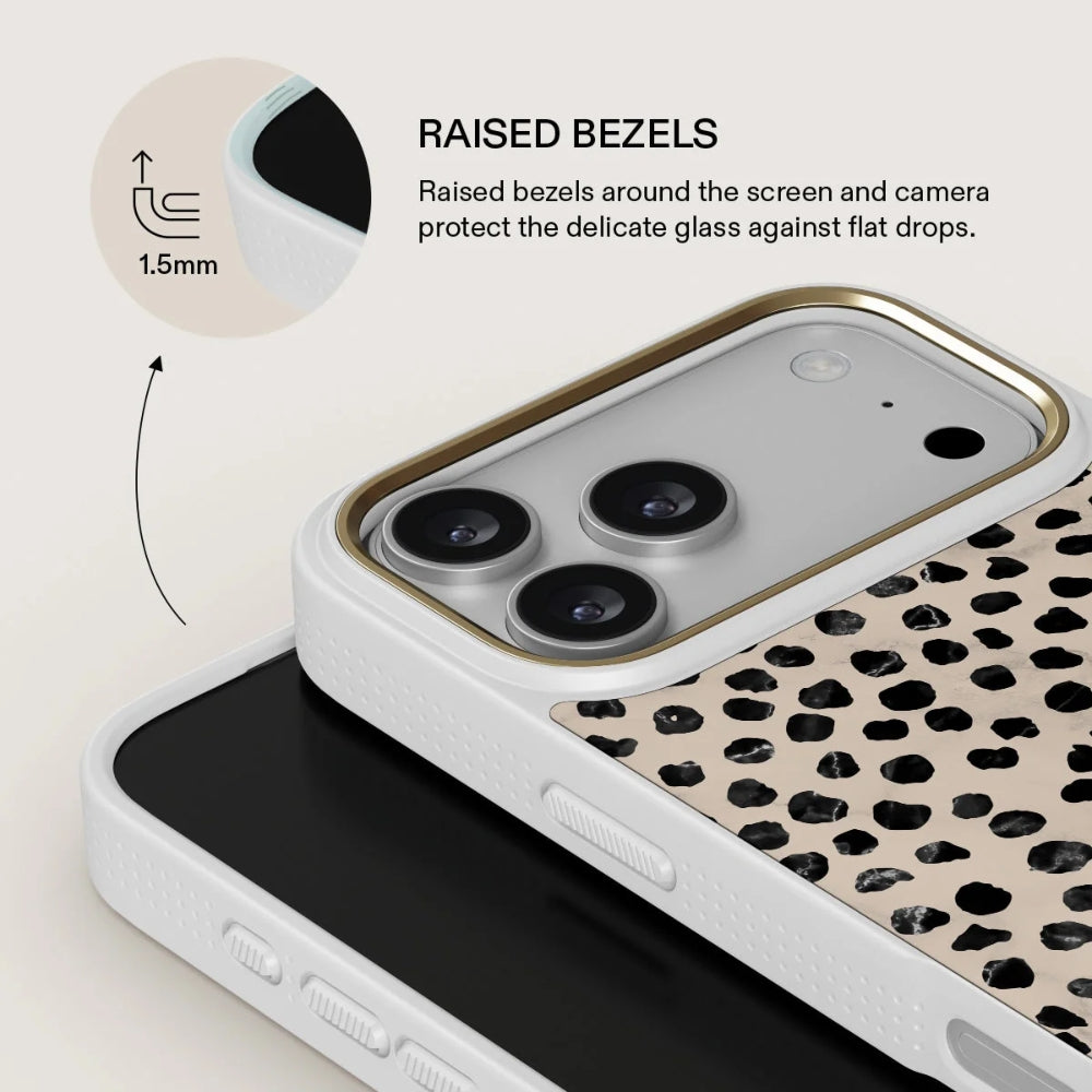 Handyhülle für iPhone 18 Pro, Burga Elite Light MagSafe, Almond Latte Gold (5/8)