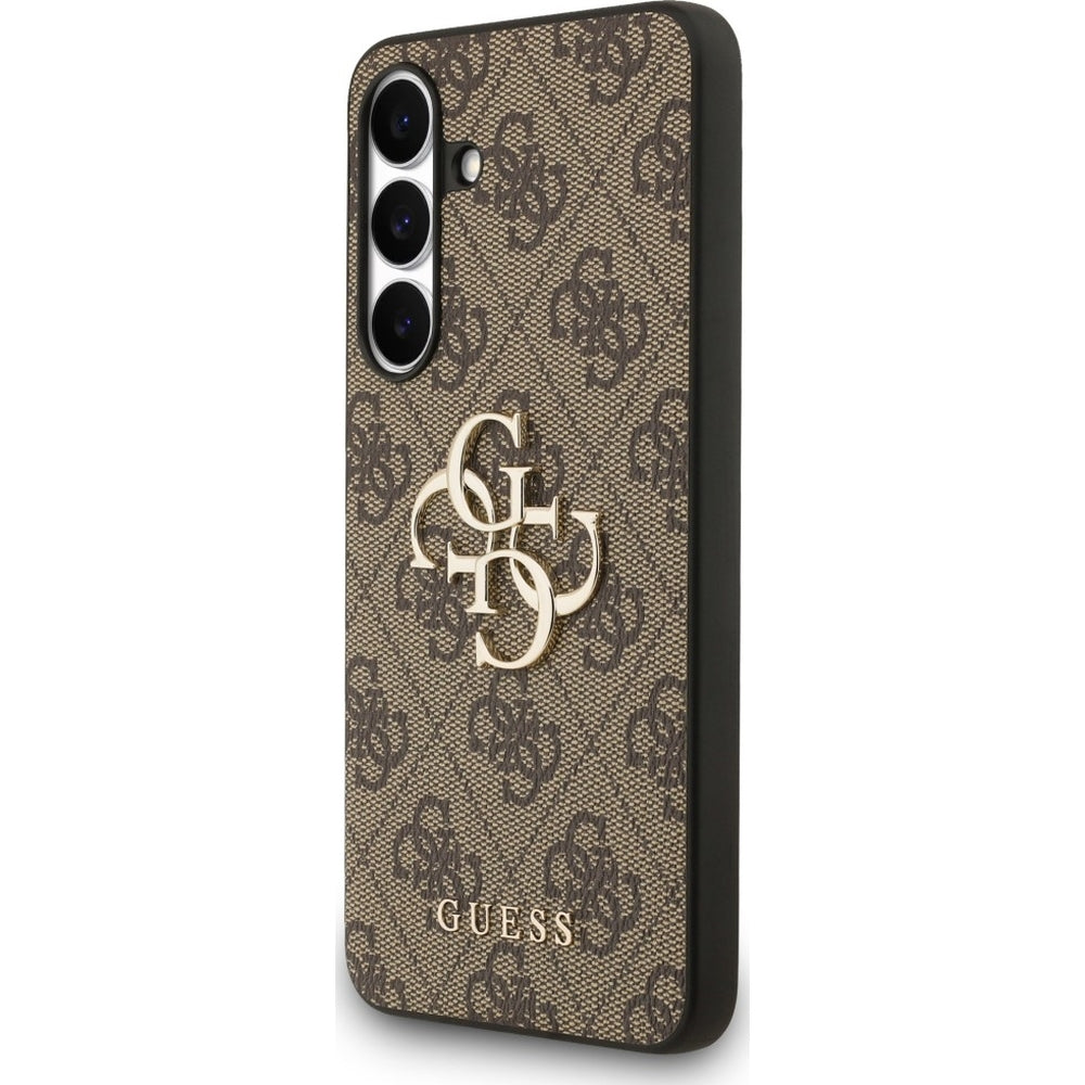Handyhülle für Galaxy S25 FE, Guess Hardcase 4G Big 4G Classic Logo, Braun