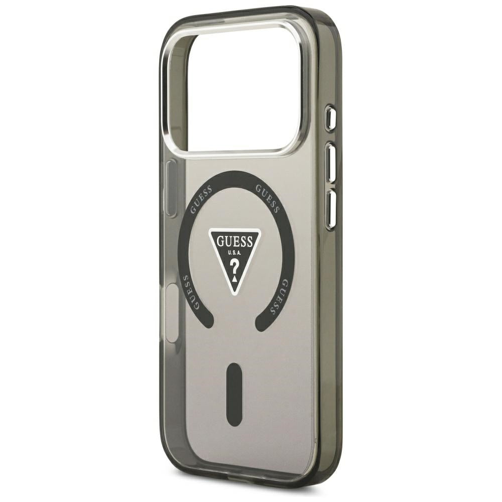 Guess Handyhülle IML Gradient Triangle Logo für iPhone 18 Pro Max / 17 Pro Max, Schwarz (6/8)