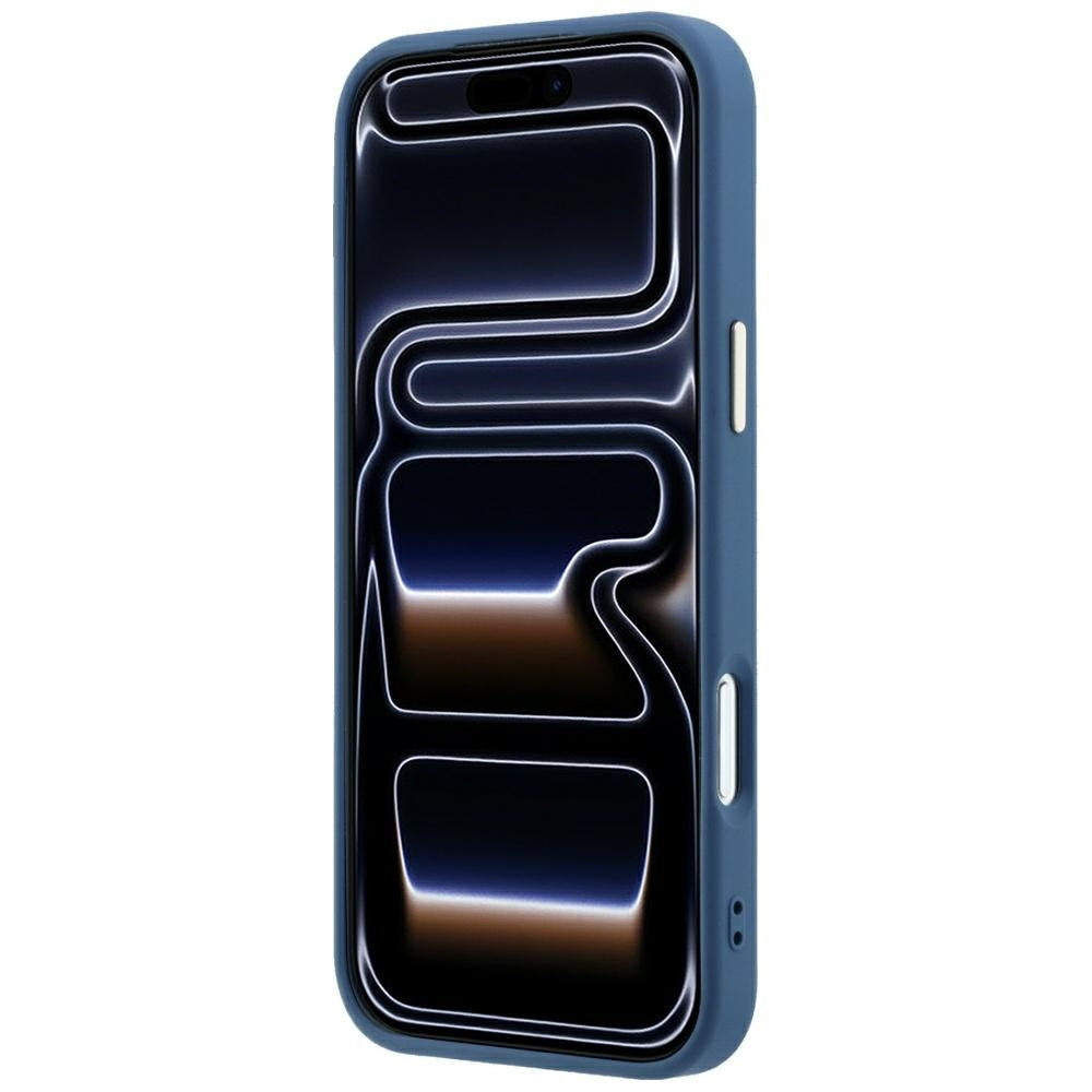 Handyhülle für iPhone 18 Pro / 17 Pro, Guess 4G Big Resin Logo, Blau