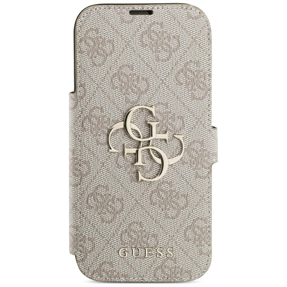 Handyhülle für iPhone 18 Pro / 17 Pro Guess Book 4G Metal Logo, Rosa