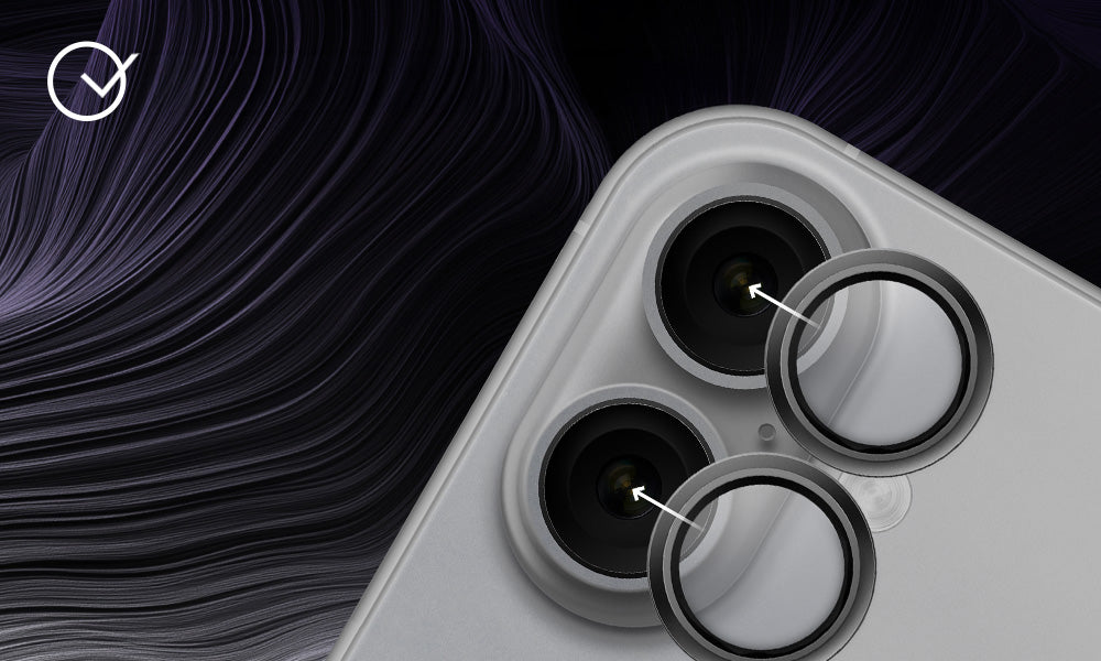 Kameraschutz für iPhone 17, Hammer Glass Lens Protector, Silber