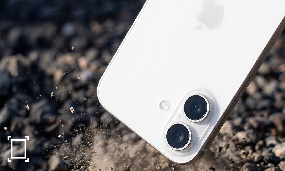 Kameraschutz für iPhone 17, Hammer Glass Lens Protector, Silber