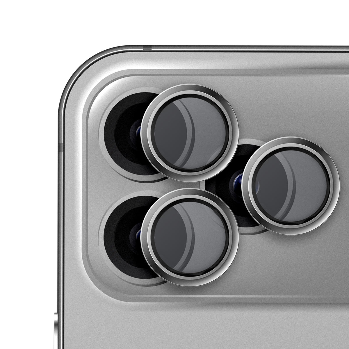 Kameraschutz für iPhone 17 Pro / 17 Pro Max, Hammer Glass Lens Protector, Silber