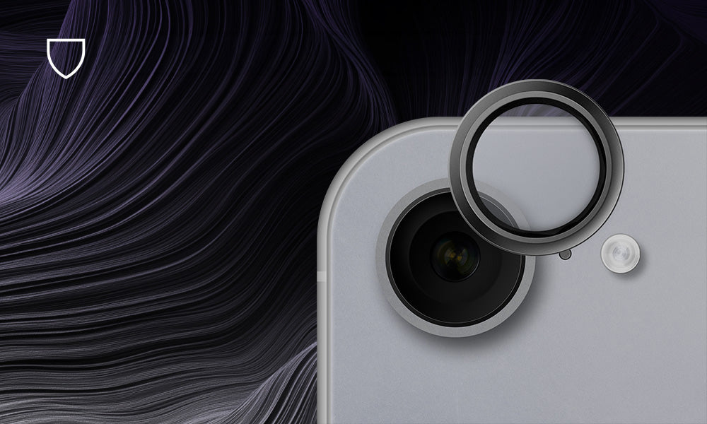 Kameraschutz für iPhone 17e / 16e, Hammer Glass Lens Protector, Silber