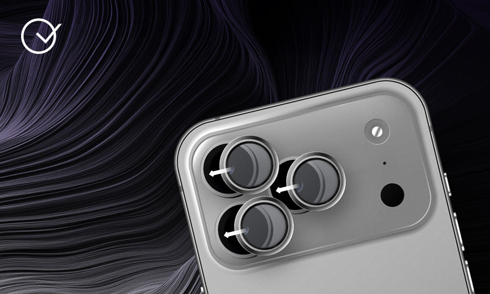 Kameraschutz für iPhone 17 Pro / 17 Pro Max, Hammer Glass Lens Protector, Silber