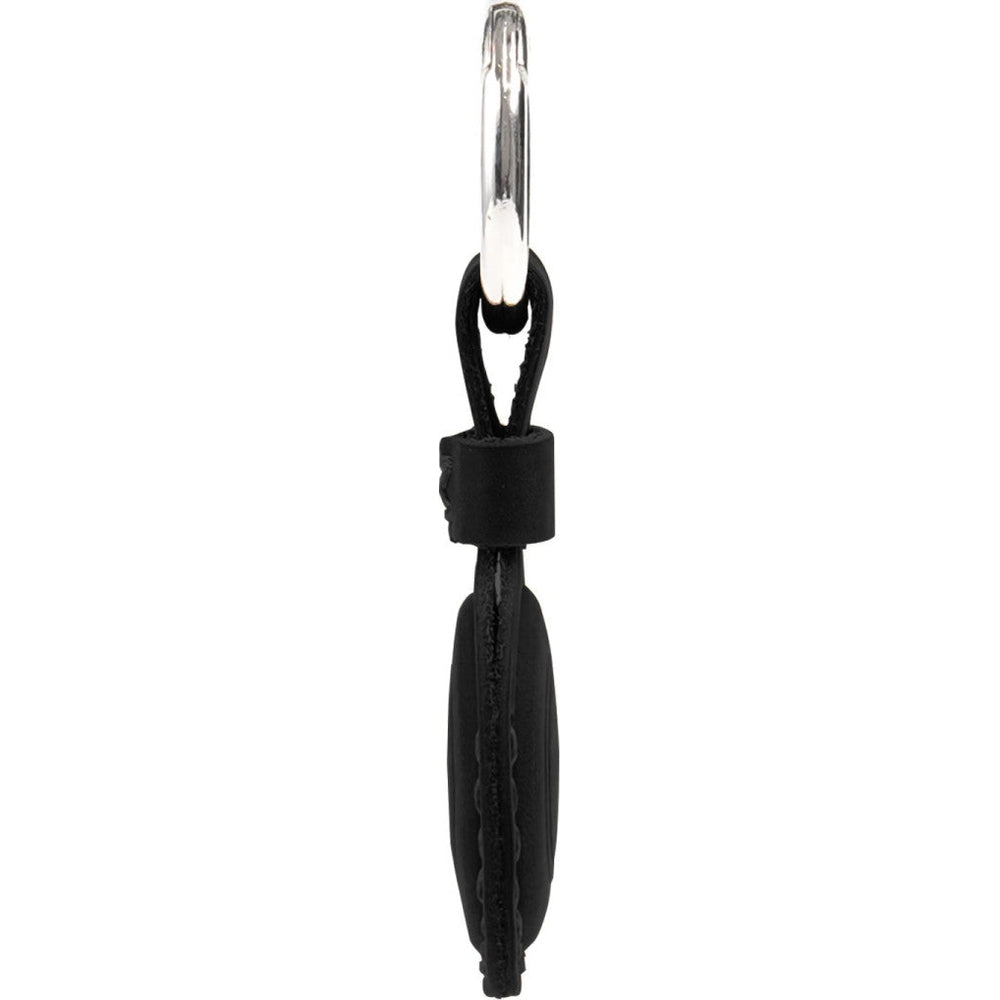 AirTag Leder-Schlüsselanhänger für Apple AirTag, Mobile Origin AirTag Leather Keychain A7, Schwarz