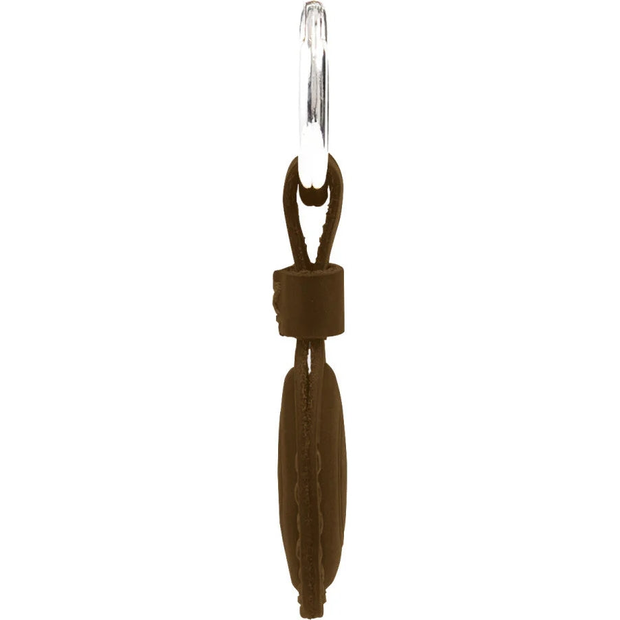 AirTag Leder-Schlüsselanhänger für Apple AirTag, Mobile Origin AirTag Leather Keychain A7, Braun