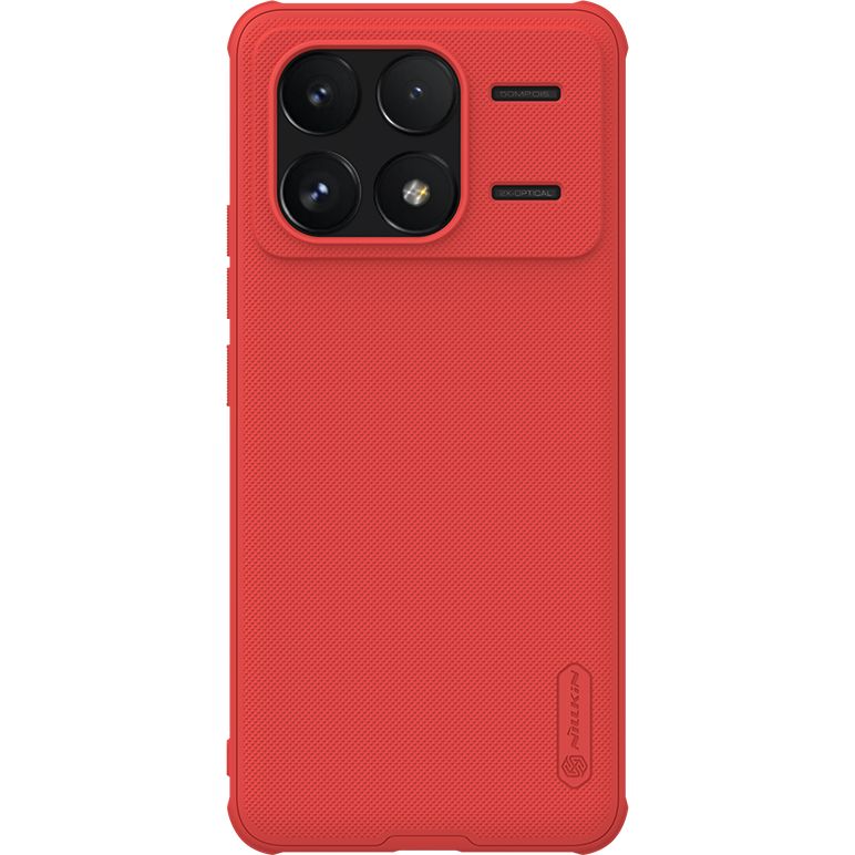 Handyhülle für Xiaomi POCO F6 Pro / Redmi K70 Pro / K70, Nillkin Super Frosted Shield Pro, Rot