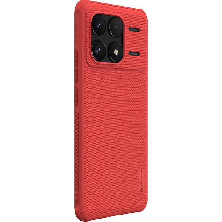 Handyhülle für Xiaomi POCO F6 Pro / Redmi K70 Pro / K70, Nillkin Super Frosted Shield Pro, Rot