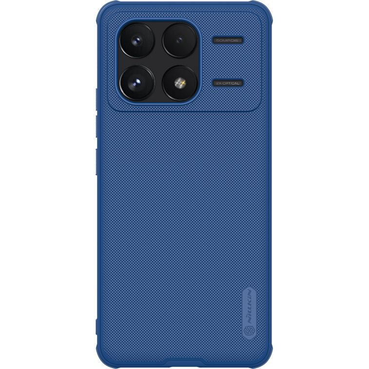 Handyhülle für Xiaomi POCO F6 Pro / Redmi K70 Pro / K70, Nillkin Super Frosted Shield Pro, Dunkelblau