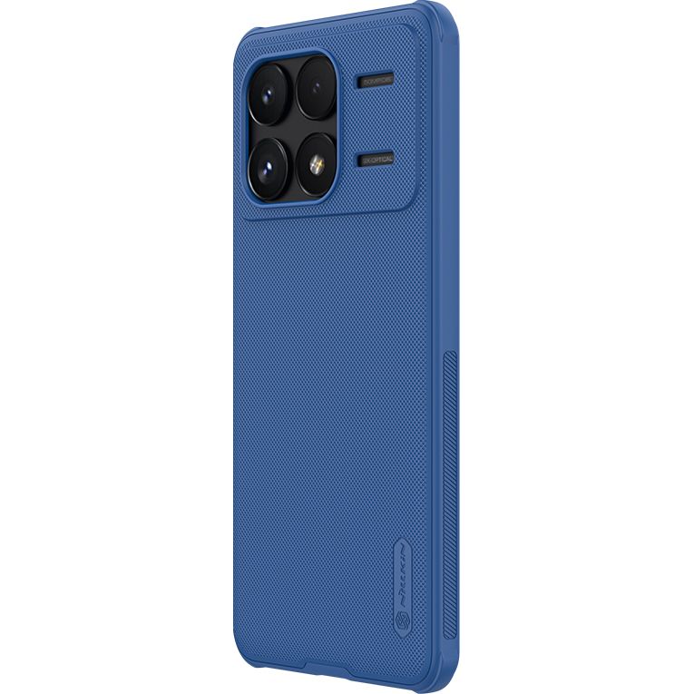 Handyhülle für Xiaomi POCO F6 Pro / Redmi K70 Pro / K70, Nillkin Super Frosted Shield Pro, Dunkelblau