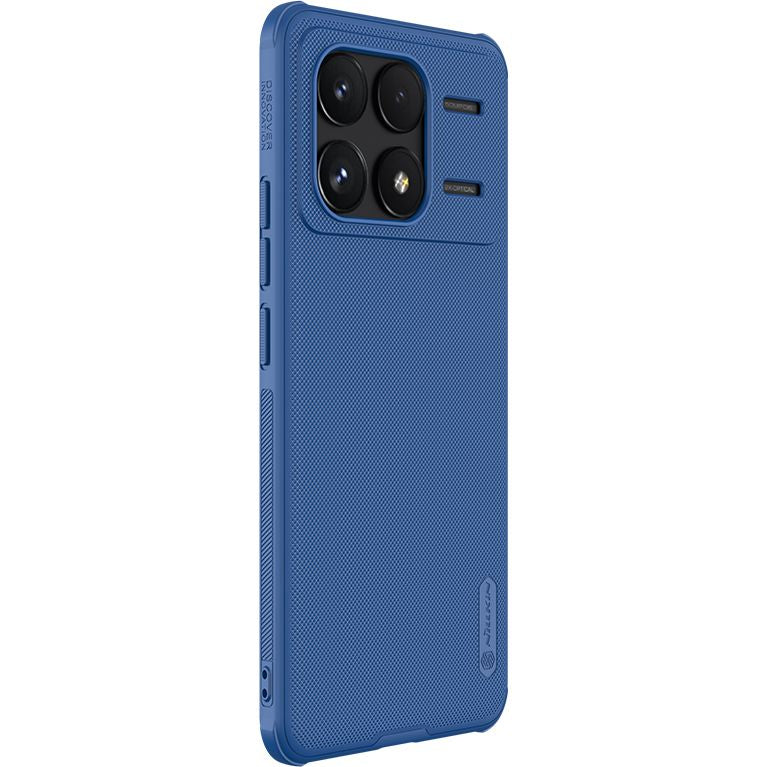 Handyhülle für Xiaomi POCO F6 Pro / Redmi K70 Pro / K70, Nillkin Super Frosted Shield Pro, Dunkelblau