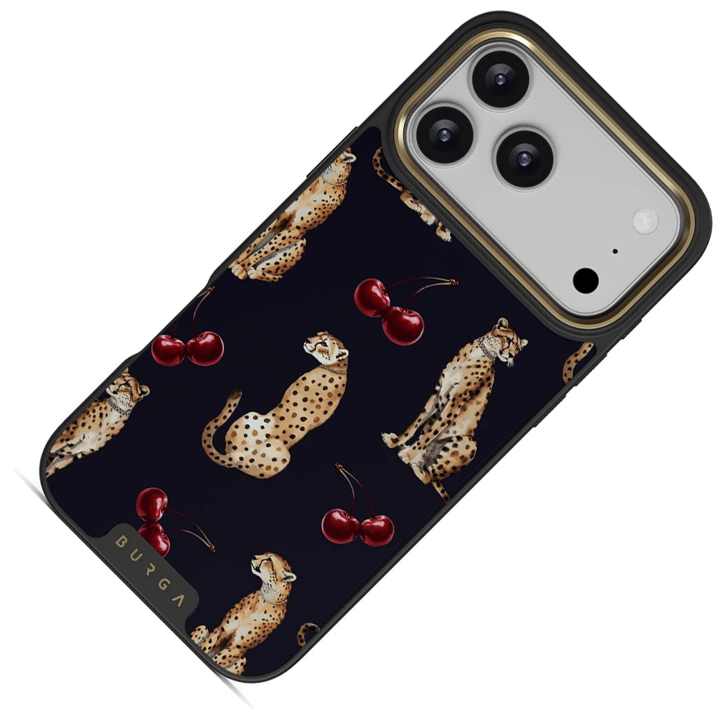 Handyhülle für iPhone 18 Pro, Burga Elite Dark MagSafe, Cougar Gold (2/8)