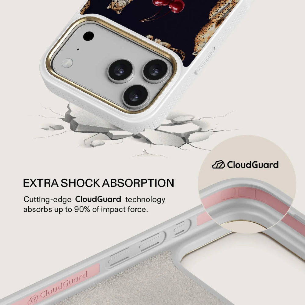Handyhülle für iPhone 18 Pro, Burga Elite Light MagSafe, Cougar Gold (4/8)