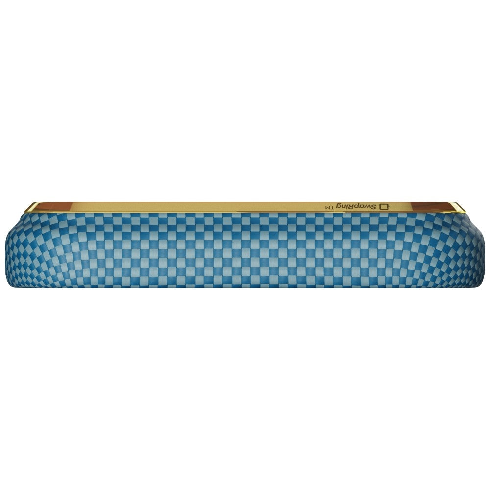 Aramid Handyhülle für iPhone 18 Pro Max / 17 Pro Max, PITAKA Edge Ultra-Slim Case PitaTap mit MagSafe, Orange und Blau mit Kevlar (5/6)