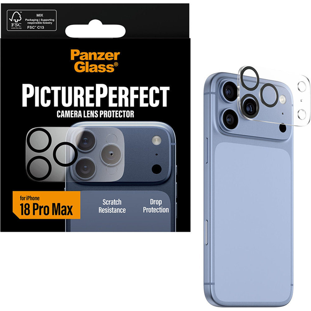Gehärtetes Glas für iPhone 18 Pro Max, PanzerGlass PicturePerfect Camera Lens Protector, Transparent (5/6)
