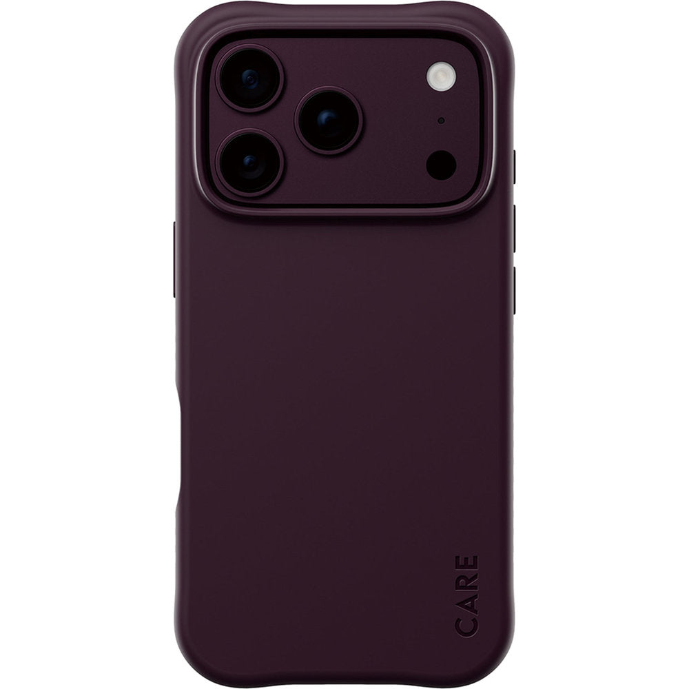 Handyhülle für iPhone 18 Pro / 17 Pro, CARE by PanzerGlass Samba Case mit MagSafe, Kirschrot (1/6)