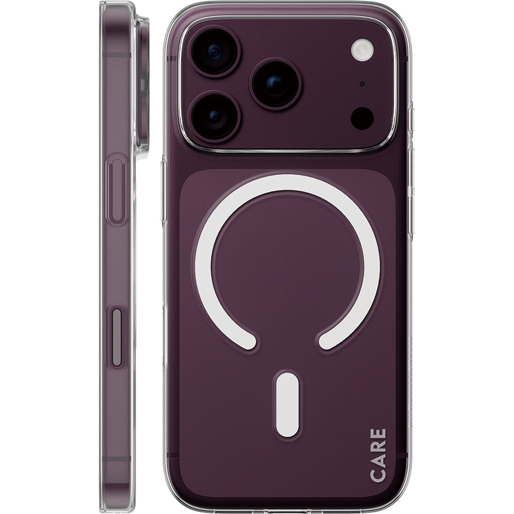 Handyhülle für iPhone 18 Pro / 17 Pro, CARE by PanzerGlass SL1M mit MagSafe, Transparent (1/6)