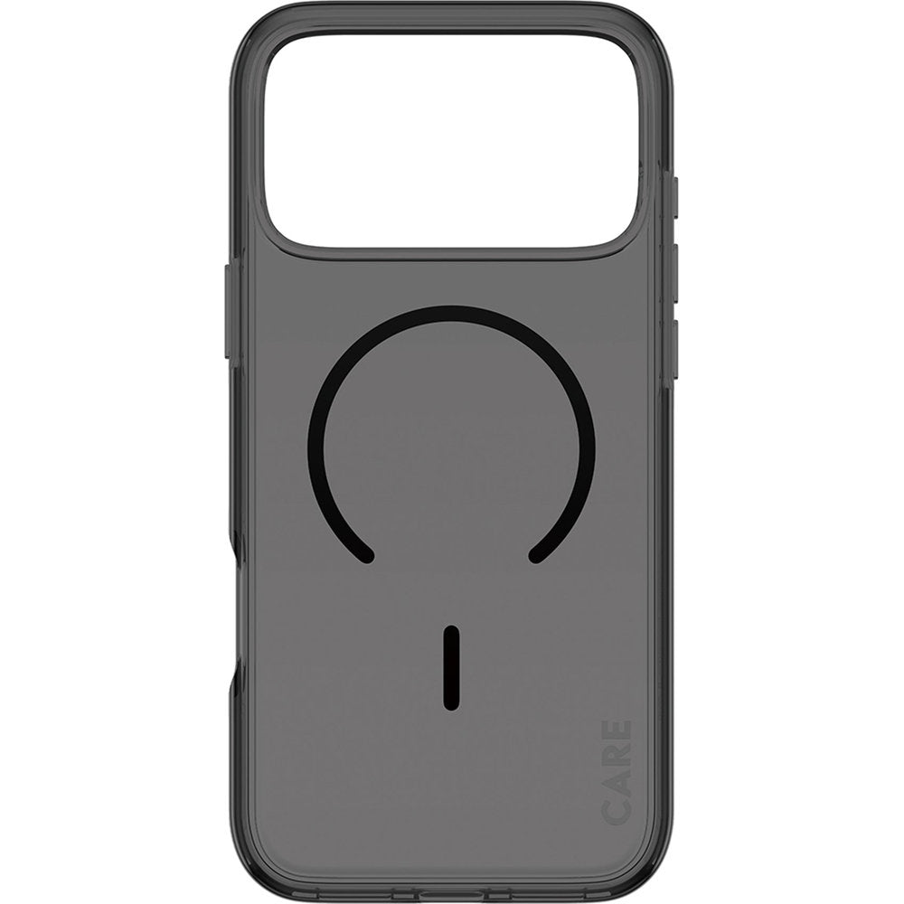 Handyhülle für iPhone 18 Pro Max / 17 Pro Max, CARE by PanzerGlass Smokey Case mit MagSafe, Rauchschwarz (4/6)