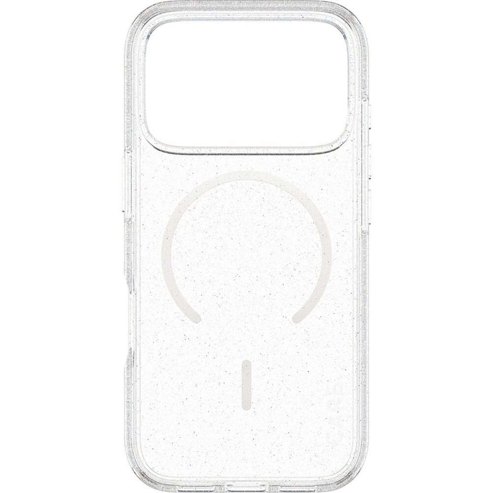 Handyhülle für iPhone 18 Pro / 17 Pro, CARE by PanzerGlass Flagship Star Lit Case mit MagSafe, Transparent mit Glitzer (4/6)