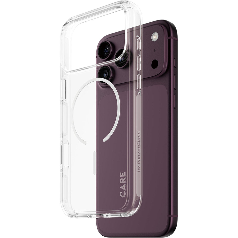 Handyhülle für iPhone 18 Pro Max / 17 Pro Max, CARE by PanzerGlass Urban Explorer Case mit MagSafe, Transparent-Weiß (1/6)