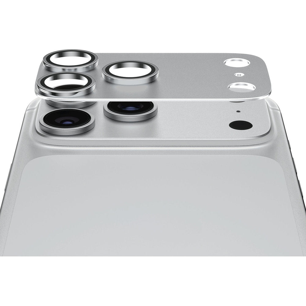 Gehärtetes Glas für die Kamera PanzerGlass Fender Camera Protector für iPhone 18 Pro Max, Silbern (1/6)