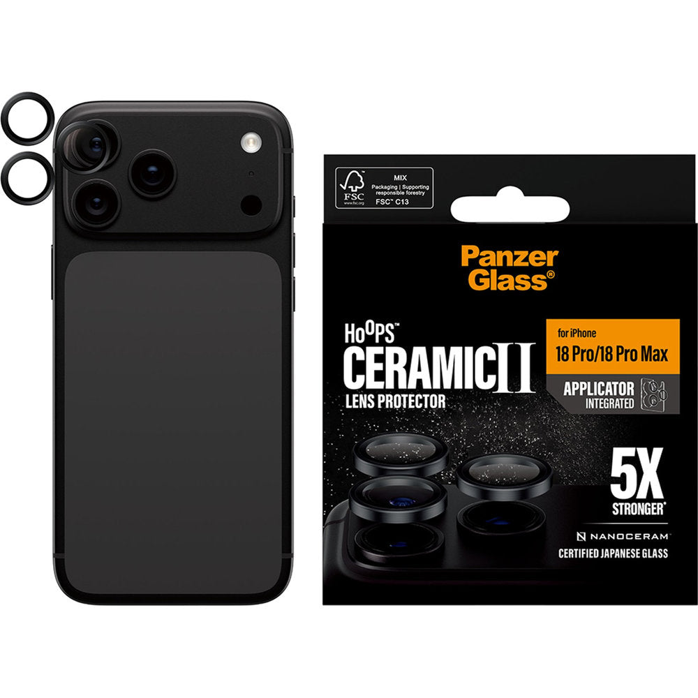 Keramikglas mit Applikator für iPhone 18 Pro Max / 18 Pro, PanzerGlass Hoops Ceramic II (2/6)